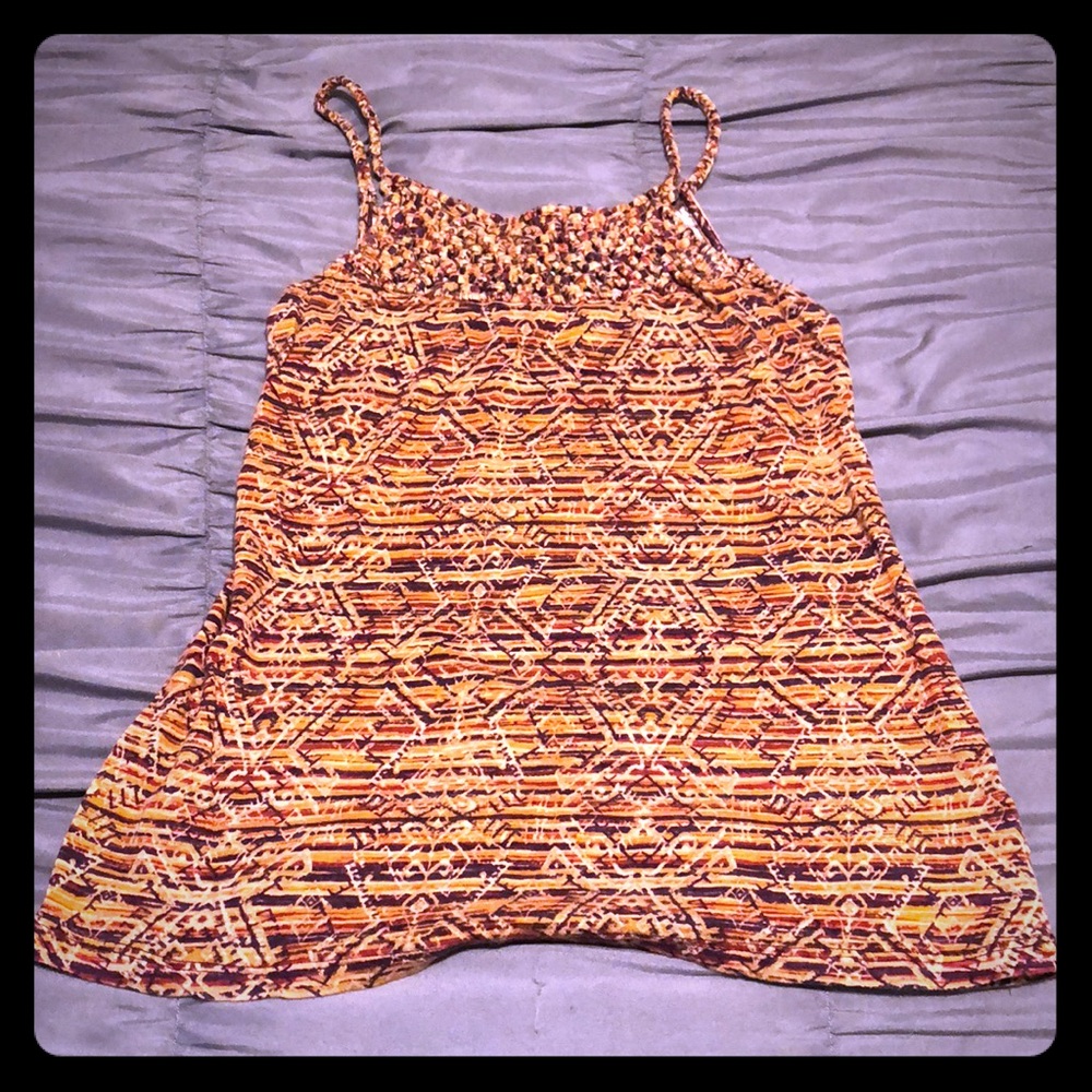 Woven tank top *add to bundle*